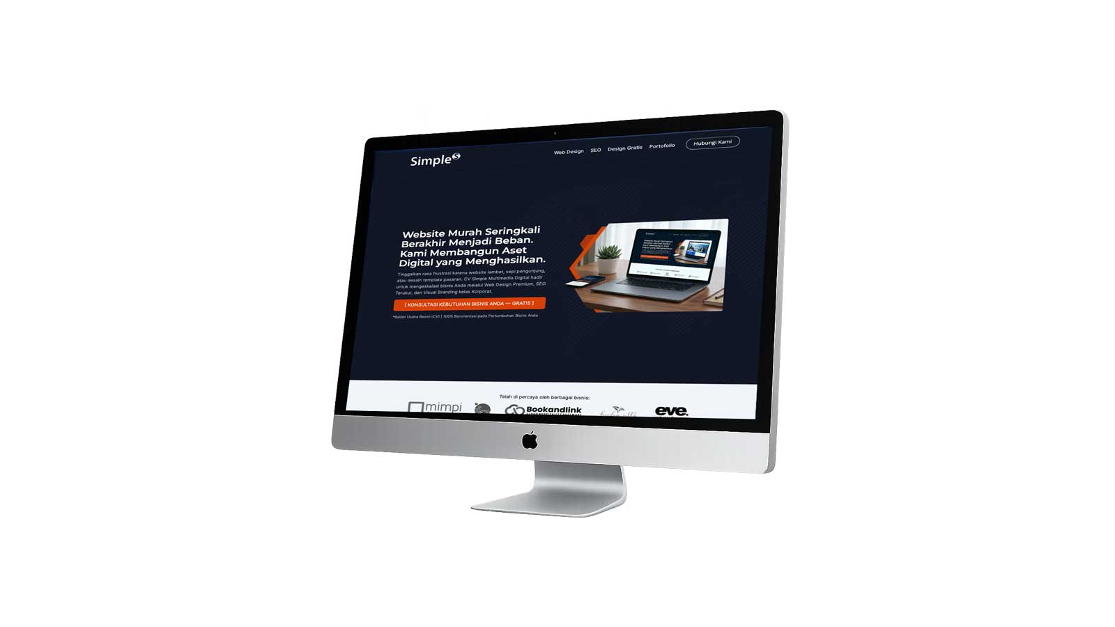 Jasa web design Simple Multimedia