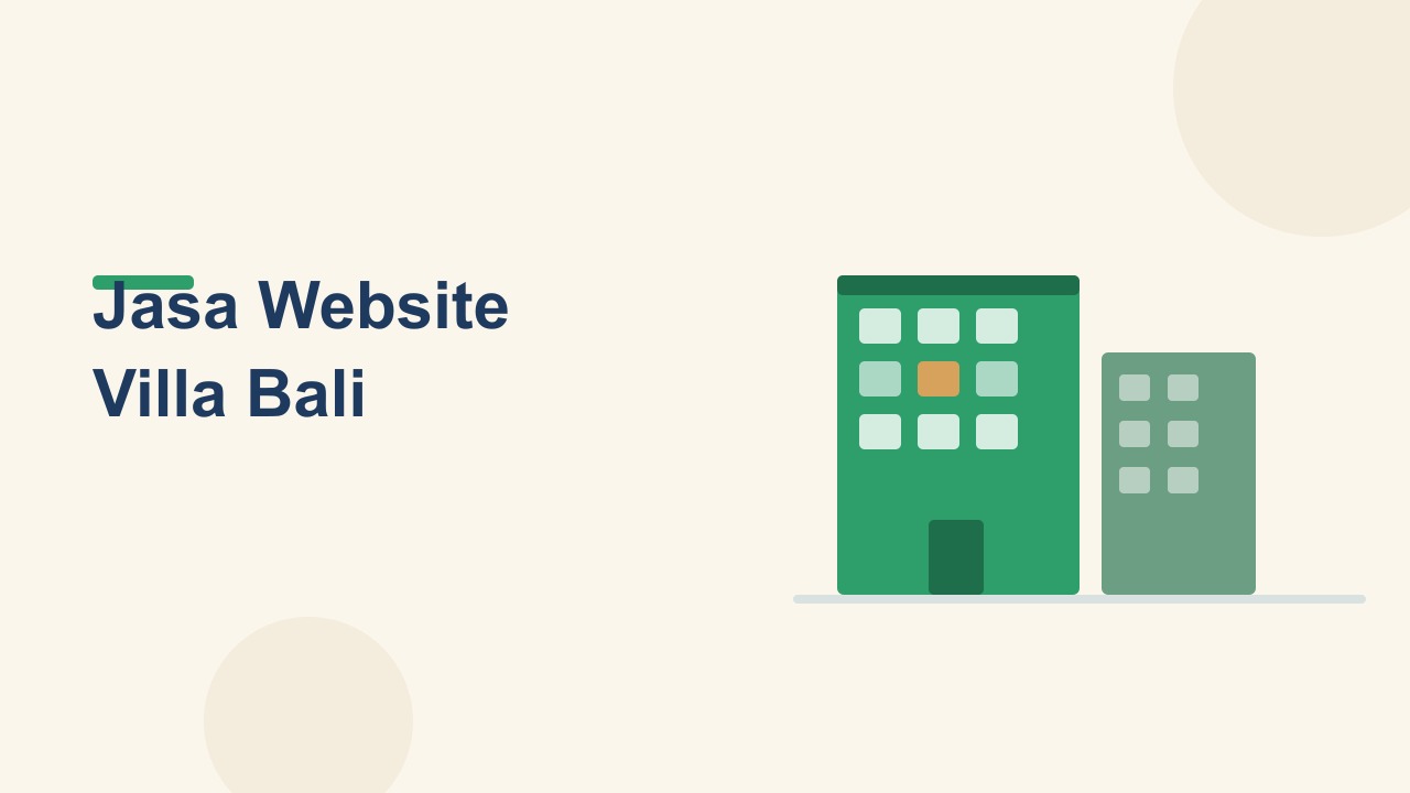 Jasa Pembuatan Website Villa Bali: Panduan Raih Direct Booking Lebih Banyak
