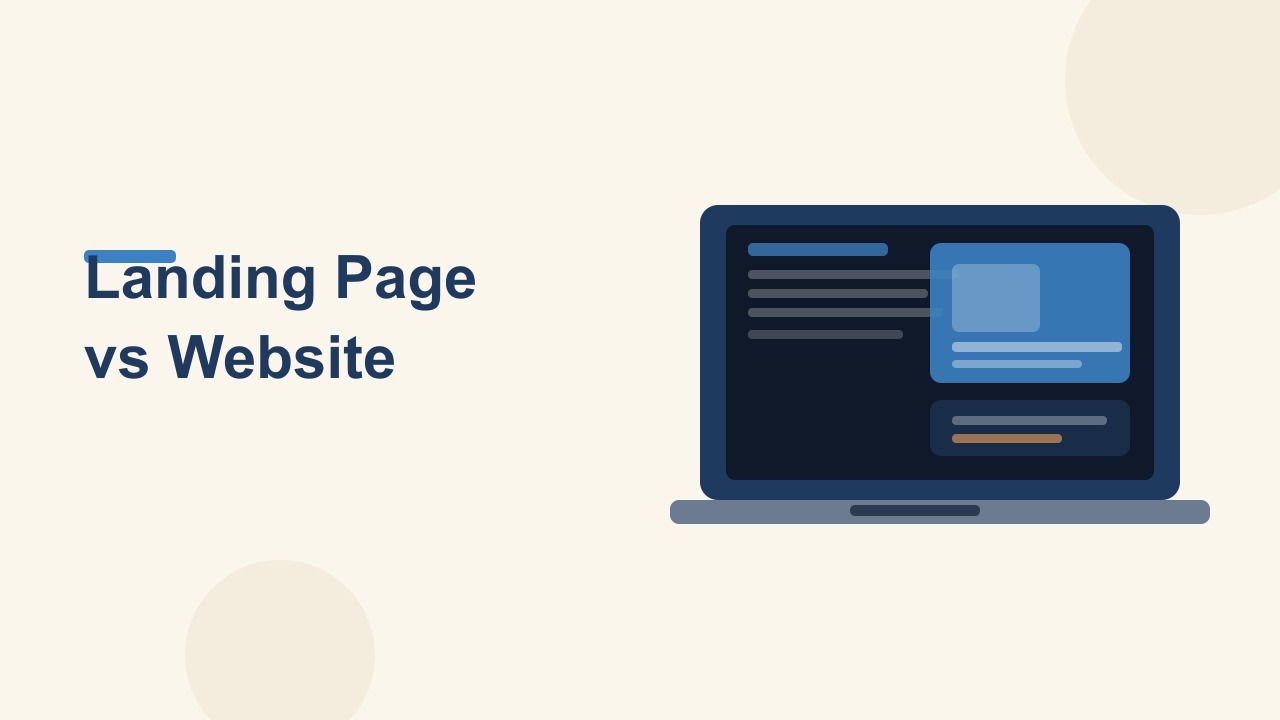 Landing Page vs Full Website: Mana yang Tepat untuk Bisnis Anda?