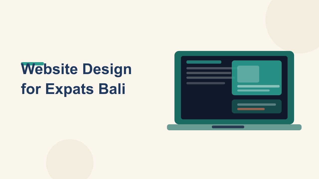 Website Design for Expats in Bali: Build Your Business Online