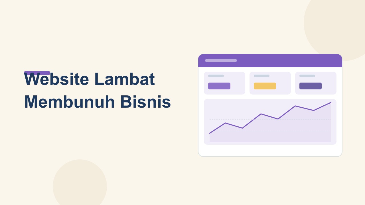 5 Alasan Website Lambat Membunuh Bisnis Anda (dan Cara Memperbaikinya)